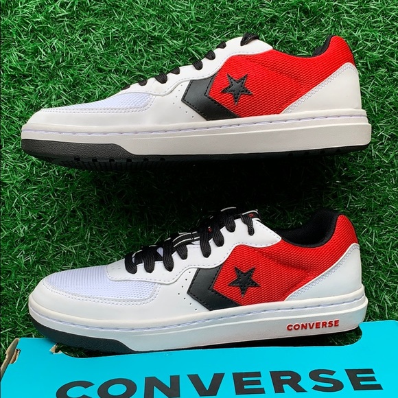 CONVERSE RIVAL OX WHITE/UNIVERSITY RED/BLACK WMNS - Picture 12 of 16